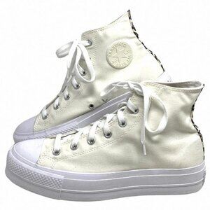 Converse Ctas Lift Platform High Women's Canvas 171209C-WWWL Custom Shoes White